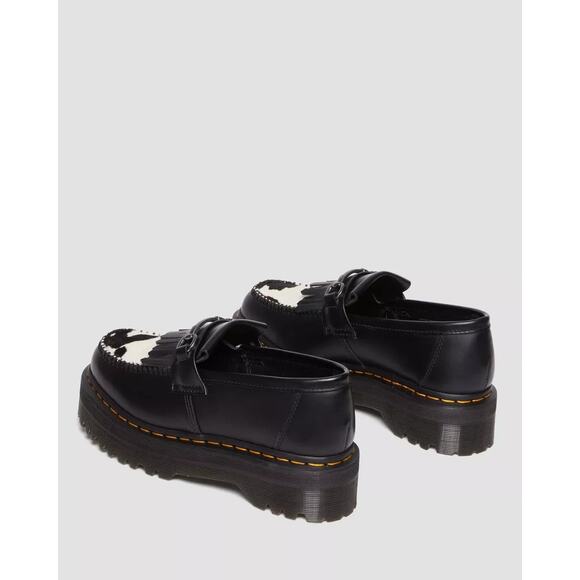 Dr. Martens Black and White Mules - Picture 4 of 11